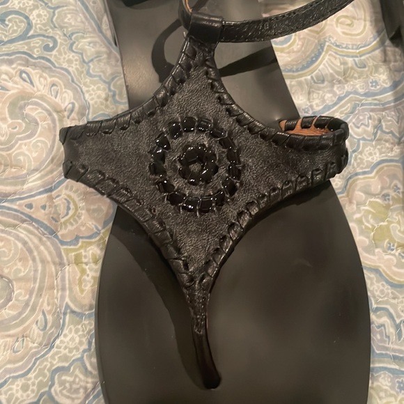 Jack Rogers Black Sandals - Picture 3 of 4